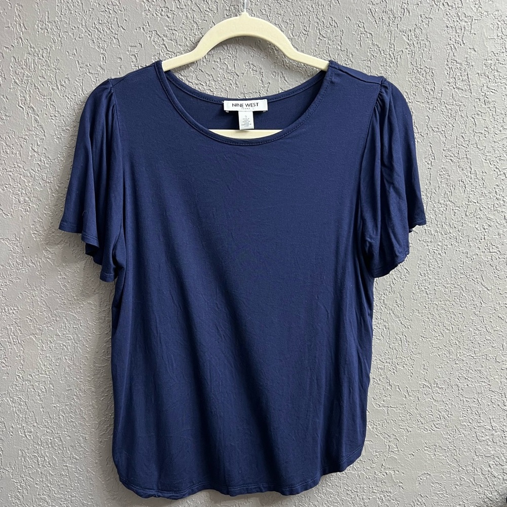 Blue Nine West blouse